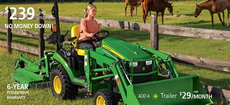 john deere compact tractor promotions